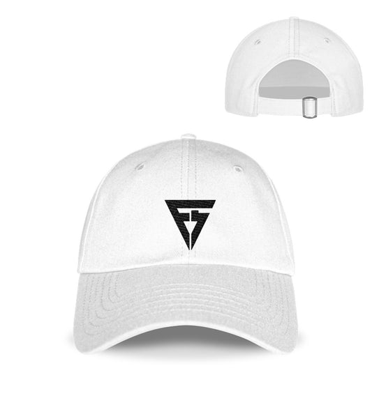 Weisse Basecap mit Logo 
