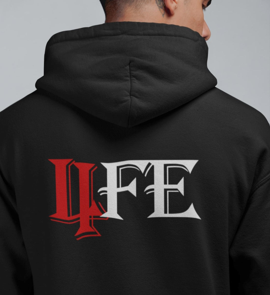 Rider 4 Life Hoodie schwarz am Model